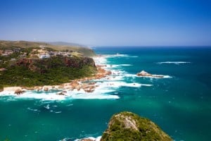 featherbed nature reserve in Knysna, South Africa