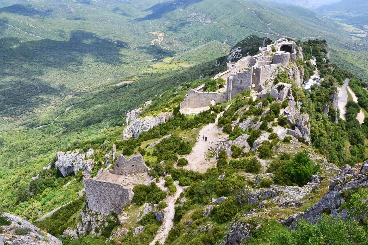 Frankreich Burgen Katharern