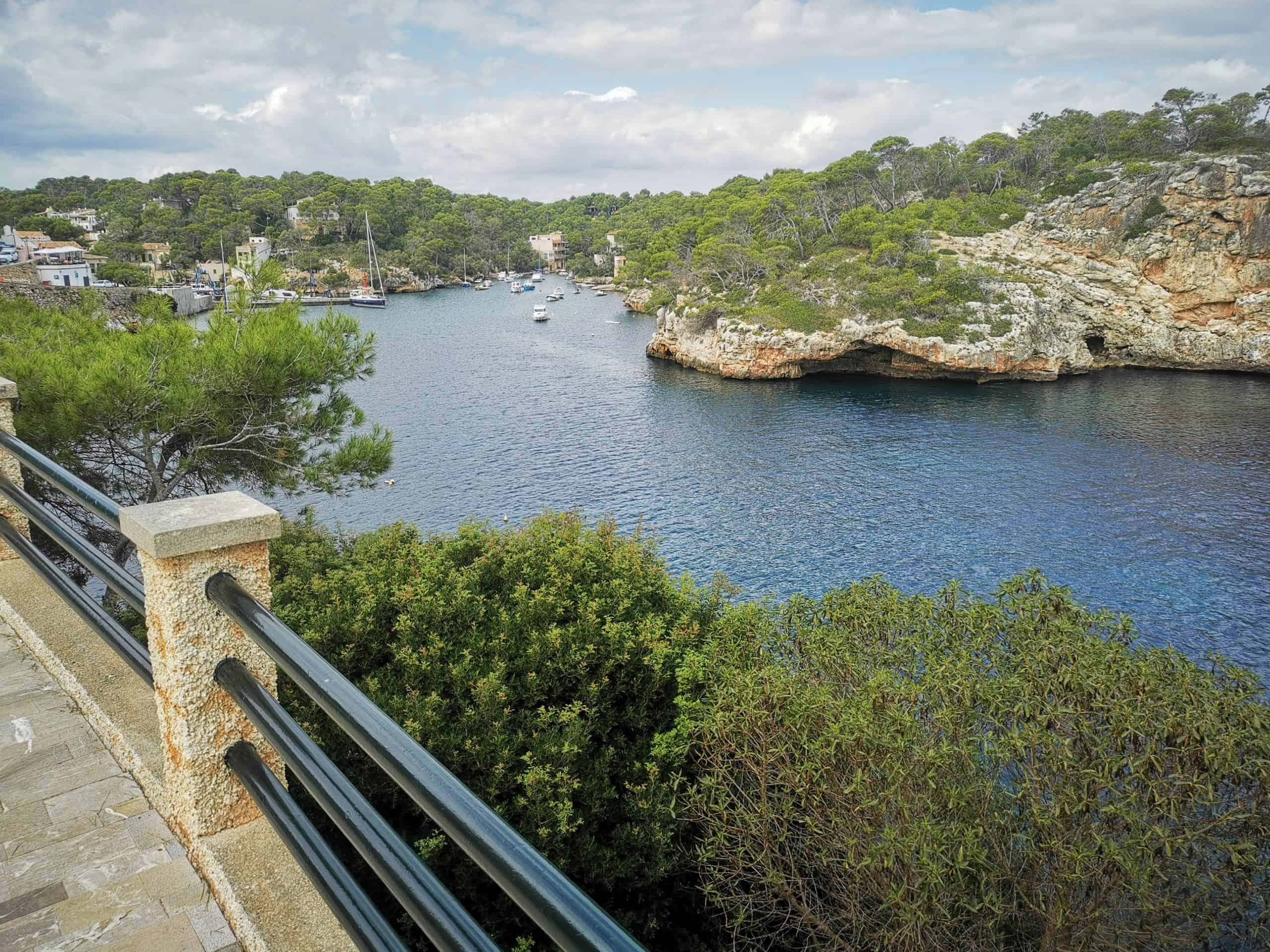 Cala Figuera Mallorca Aussicht auf Strand