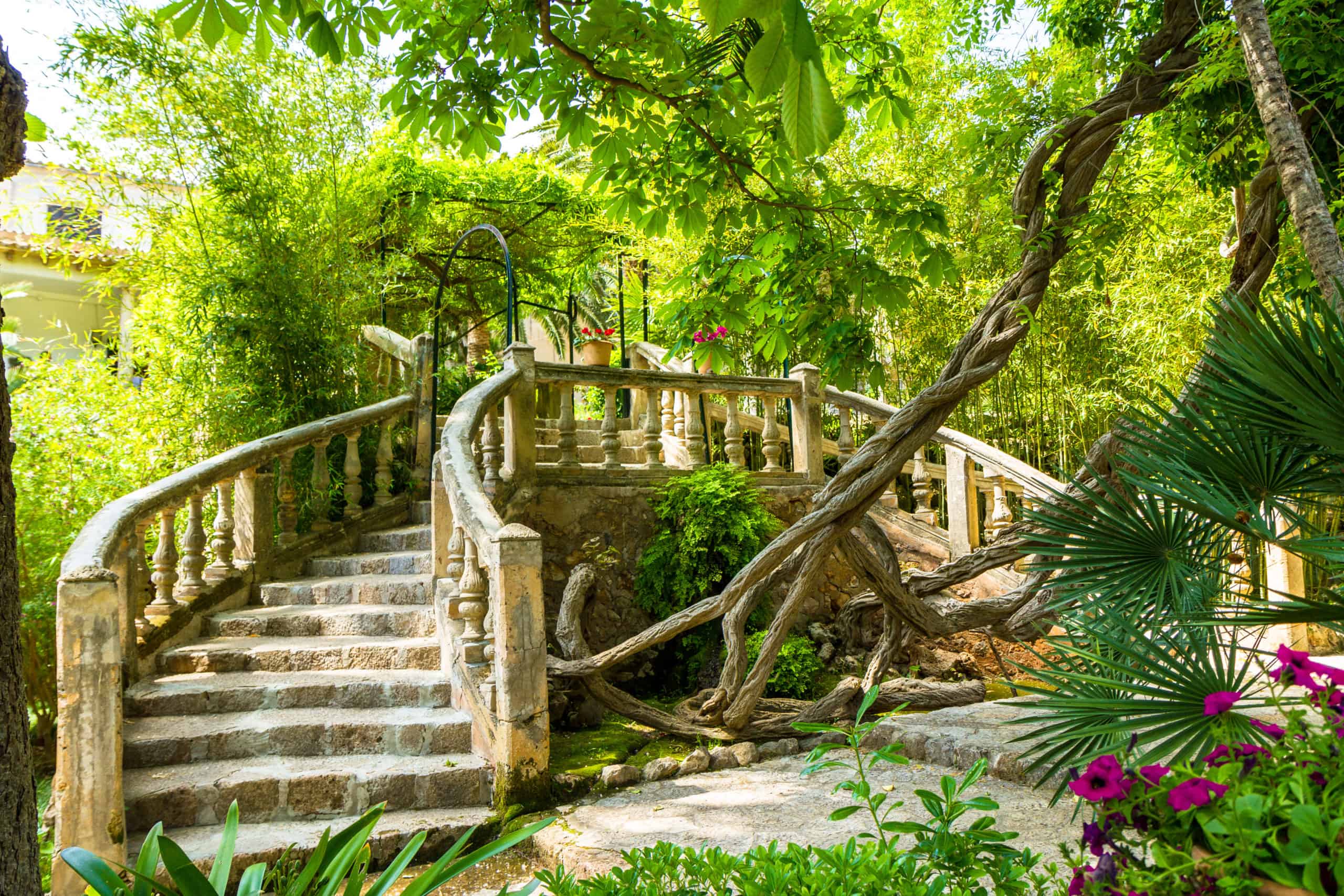 Garten Jardins d’Alfàbia bei Bunyola